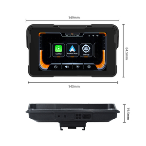 Nuovo <span class=keywords><strong>Navigatore</strong></span> GPS da 5 Pollici per Moto e Auto con CarPlay Wireless, Android Auto, Mirroring dello Schermo, Display di Navigazione Portatile - Product Image 6