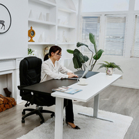 Fournisseurs 60 72 pouces Table de studio d'enregistrement moderne en bois blanc Station de travail électrique à hauteur réglable pour ordinateur pour filles