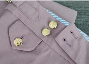Costume d'été imperméable sur mesure de style professionnel pour femme, grande taille, simple boutonnage, en laine plissée, directement de l'usine - Product Image 4
