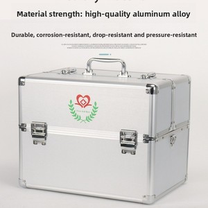 Boîte médicale portable à double ouverture de 18 pouces, grande boîte à médicaments familiale de 14 pouces, boîte à médicaments d'urgence multi-couches de 16 pouces - Product Image 2