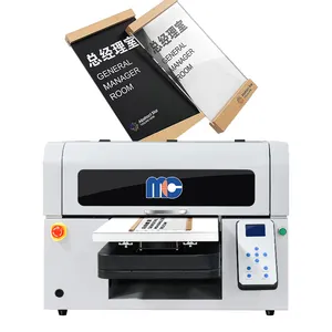 Pabrik murah mini A3 30cm UV flatbed printer AB flim double xp600 flatbed uv dtf inkjet printer uv mesin cetak label
