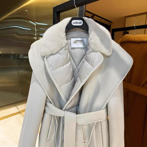 <span class=keywords><strong>Cappotto</strong></span> da Donna in Pelliccia <span class=keywords><strong>di</strong></span> Lana Australiana, <span class=keywords><strong>Cappotto</strong></span> Casual con Piumino, Collo in <span class=keywords><strong>Visone</strong></span>, Stile <span class=keywords><strong>Lungo</strong></span>, Design a Due Pezzi per l'Inverno, Giacca da Donna in Pelliccia <span class=keywords><strong>di</strong></span> Lana - Product Image 3