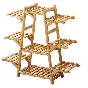 Étagères en forme d'échelle, support à plantes multi-niveaux, vert, pour intérieur et extérieur, support pour pots de fleurs, pour balcon, salon, jardin, respectueux de l'environnement - Product Image 5
