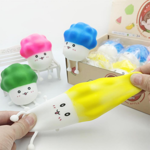 Cute Lazy Character TPR Soft Squishy Stress Relief <b>Squeeze</b> Toy for Kids-Flour <b>Ball</b> Glue Slow Rebound - Product Image 6