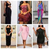Vente en gros directe usine de vêtements pour femmes : Robes d'été décontractées imprimées de haute qualité, assortiment mixte expédié