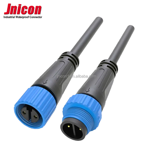 Jnicon M15 2 ядра нейлоновый мужской женский провод водонепроницаемый разъем выключателя питания IP68 наружное светодиодное освещение - Product Image 5