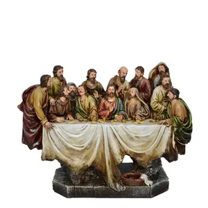 14 Inch Resin Items Home Decoration Religious Statues Last Supper