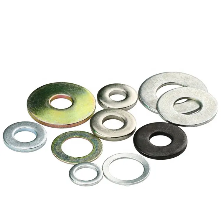 Zinc Plated M6 Din125 Flat Round Plated Washers Primarily for Hexagon Bolts and Nuts