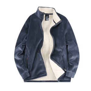 Cardigan da <span class=keywords><strong>Uomo</strong></span> in <span class=keywords><strong>Cashmere</strong></span> con Logo Personalizzato, <span class=keywords><strong>Giacca</strong></span> Sportiva Invernale Casual con Collo Alto, Taglia Ampia, Calda e Spessa - Product Image 3