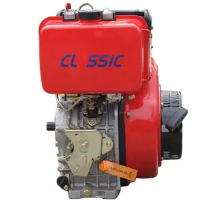 BISON Trung Quốc 186f Động Cơ Làm Mát Bằng Không Khí 4 Stroke OHV Cấu Trúc 10hp Động Cơ Diesel Với Điện Bắt Đầu