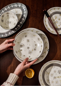 <span class=keywords><strong>2025</strong></span> Cổ Điển Màu Xám Hoa 8-Inch Đồ Đá Handmade Gốm Sâu Tấm Thanh Lịch Phong Cách Đảng Bộ Đồ Ăn Cho Khách Sạn Nhà Bếp Sử Dụng - Product Image 6