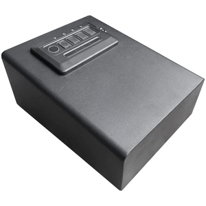 Coffre-fort anti-effraction en acier noir pour armes à feu, résistant au feu, avec serrure à empreintes digitales et serrure à clé <span class=keywords><strong>ILOCK</strong></span> D1, porte de 1,5 mm d'épaisseur pour intérieur/extérieur - Product Image 4