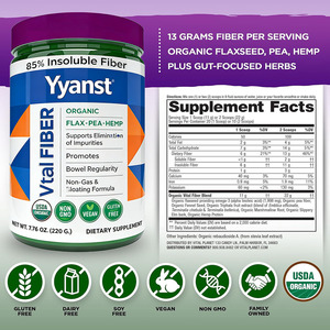 Poudre de fibres de qualité supérieure pour la santé intestinale normale, marque privée, favorise une meilleure élimination, complément alimentaire. - Product Image 2