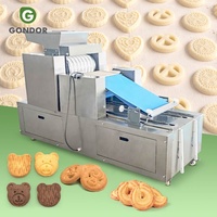 Machine industrielle rotative à rouleaux pour biscuits aux noix, machine à fabriquer des biscuits souples de petite taille pour animaux de compagnie