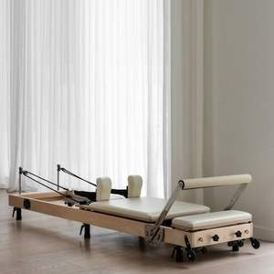 Cama de Pilates de Madera con Resistencia Ajustable para Principiantes y Usuarios Avanzados, para el Hogar o Estudio - Product Image 2