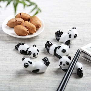 可爱陶瓷熊猫搁架筷子支架、陶瓷器皿筷子支架 - Product Image 2