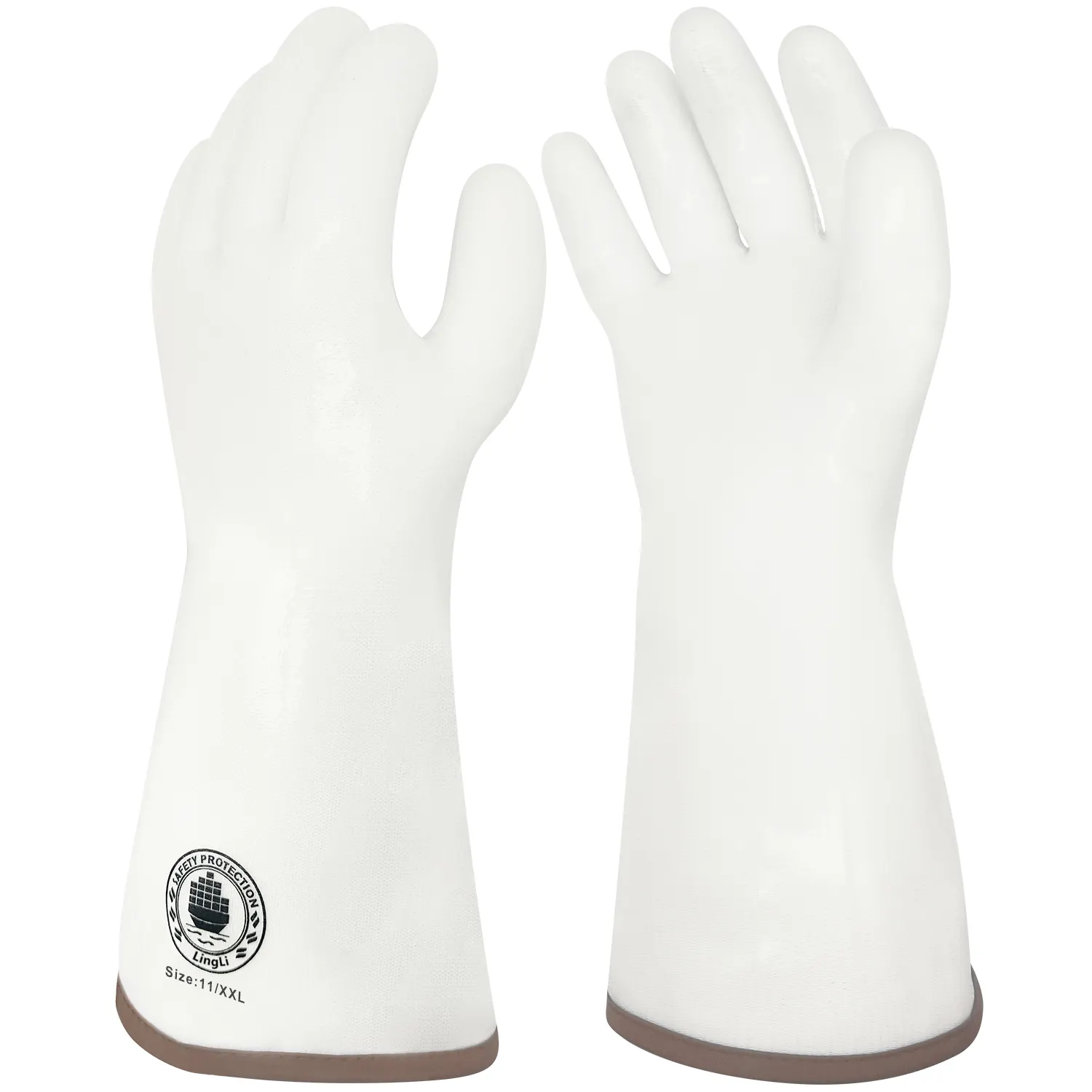 Liquid silicone gloves