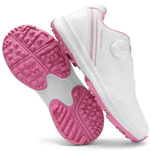 Chaussures de <span class=keywords><strong>golf</strong></span> respirantes pour femmes avec boucle rotative, crampons fixes, semelle en caoutchouc, soutien d'entraînement, logo personnalisé - Product Image 5