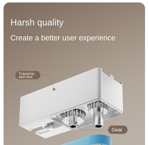 Binario per tenda scorrevole per la privacy, robusto in alluminio per patii e balconi - Product Image 6