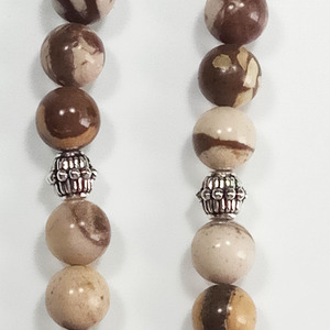 33 Australian Zebra Stone Muslim Prayer Beads Kehribar tasbeh Finger Tesbih Tasbeeh Tally Counter Muslim - Product Image 5