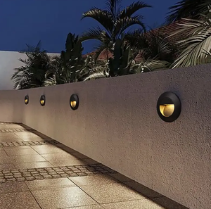 丸型LED階段ライト3W AC220V/110Vステップライト屋外屋内防水ファッション埋め込み式ランプウォールガーデンライト - Product Image 5