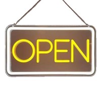 Enseigne publicitaire LED néon flexible avec lettres lumineuses décoratives, étanche IP65 pour bars, hôtels et bureaux (12V)