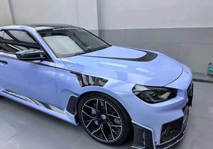 บังโคลนคาร์บอนไฟเบอร์สำหรับ BMW M2 G87 รุ่นอัพเกรดพร้อมบังโคลนแบบเปิดสไตล์ Alpha N - Product Image 4
