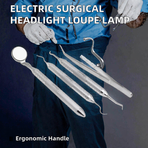 Loupe frontale chirurgicale manuelle avec lampe d'opération médicale et dentaire, boîtier en plastique ergonomique, certifiée CE, fournisseur d'usine - Product Image 2