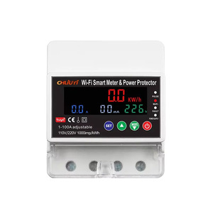 Tuya Smart Wi-Fi Energy Meter 1-100A Single Phase Color Screen Power Protector With Overload Protection For Home Use - Product Image 2