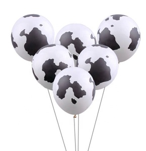 Cartoon Animals Foil Cow Print Latex Balloons-100Pcs for <strong>Farm</strong> Theme Birthday <strong>Party</strong> <strong>Decorations</strong> and Baby Shower Supplies - Product Image 2