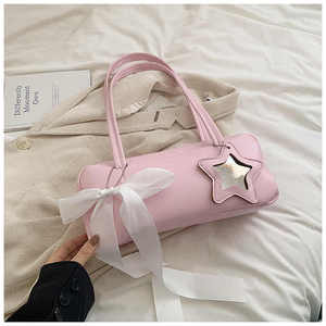 Bolso Casual Premium para Llevar Bajo el Brazo, con Diseño de Lazo y Estrella, para Mujer, Verano 2025 - Product Image 3