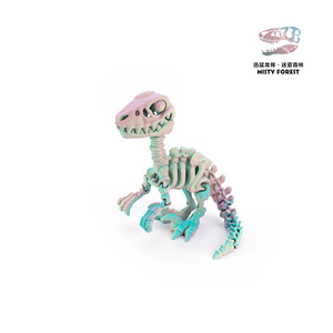 Figura de Hueso de <span class=keywords><strong>Velociraptor</strong></span> de Dragón de Cristal Impresa en 3D, Regalo Artesanal, Exclusivo Transfronterizo, <span class=keywords><strong>Juguete</strong></span> de Animal Realista, Divertido y Moderno - Product Image 6