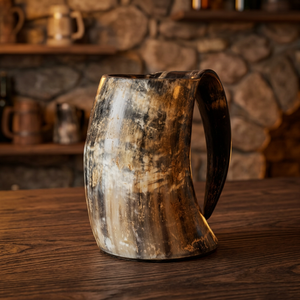 Factory Price Handmade Modern Waterproof Viking Horn <b>Beer</b> Mug Champagne Glass Christmas Party Table Decoration Gift Set - Product Image 1
