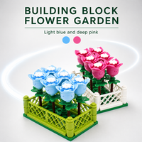 Blocs de construction de fleurs de tulipes MOC DIY, modèle de tulipes colorées, blocs de plantes à assembler créativement, décoration, cadeaux de vacances pour tous les âges