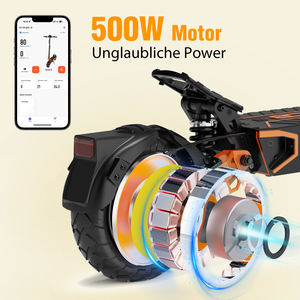 Patinete Eléctrico Urbano D7 con Certificación CE, Almacén en Europa, 48V 500W, Motor sin Escobillas, Aleación de Aluminio Ligera, LED, Plegable, Impermeable, 150kg - Product Image 3