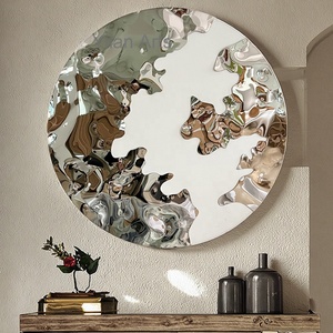 Elegante Arte Geometrica Moderna da Parete Decorazione Artigianale Specchio Artistico per Interni <span class=keywords><strong>Casa</strong></span> <span class=keywords><strong>e</strong></span> Hotel - Product Image 1