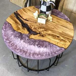 Résine époxy dure non jaunissante pour table de rivière - Résine transparente cristalline protégée contre les UV pour un art durable - Product Image 3