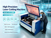 Cortadora Láser Híbrida de Fibra CNC CO2 LCVTX-1390, Posicionamiento de Alta Precisión, Corte de Metal y No Metal, Fuente de Fibra JPT de 800W
