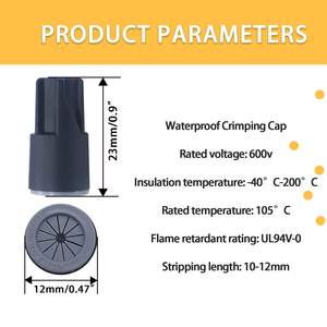 S30 Водонепроницаемый винт-коннектор для проводов наружные электрические коннекторы, клеммы для проводов, водонепроницаемые колпачки для проводов - Product Image 4