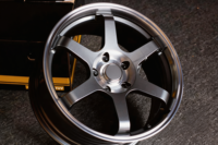 Juego de Ruedas Forjadas Premium para Carreras, 5x114.3 5x100, Acabado Bronce, 6 Radios, Especificaciones de Pista, 17 18 19 20 Pulgadas, Ligeras, Cóncavas Profundas