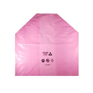 Saco de plástico transparente para máquina, saco de papelão com fundo quadrado grande e membrana interna, saco à prova de umidade, tampa contra poeira e poeira
