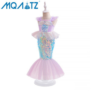 Robe de soirée à paillettes de la princesse Ariel pour filles - Product Image 2