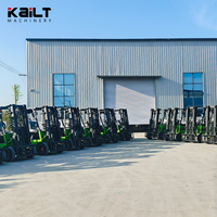 Chariot élévateur électrique à batterie lithium, chariot élévateur à 4 roues, 3 tonnes, 3,5 tonnes, contrôleur Curtis pour entrepôt frigorifique