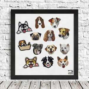 Parche Bordado Termoadhesivo de Perro Corgi, Lindo Adorno de Tela, Regalo Decorativo Ecológico con PVC y Fieltro - Product Image 3