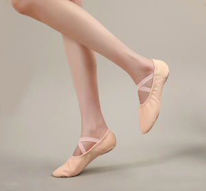 Zapatos de <span class=keywords><strong>Ballet</strong></span> de moda para mujer, zapatos elásticos de lona para niñas, zapatos de baile de <span class=keywords><strong>Ballet</strong></span> de suela blanda, zapatos planos de <span class=keywords><strong>Ballet</strong></span> con garra de gato para Yoga profesional - Product Image 3