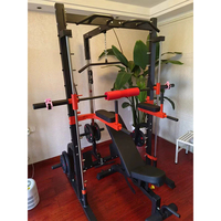 WENDY Smith Machine - Jaula de potencia multiusos con soporte para sentadillas y barra de dominadas, sistema de entrenamiento para gimnasio en casa, independiente