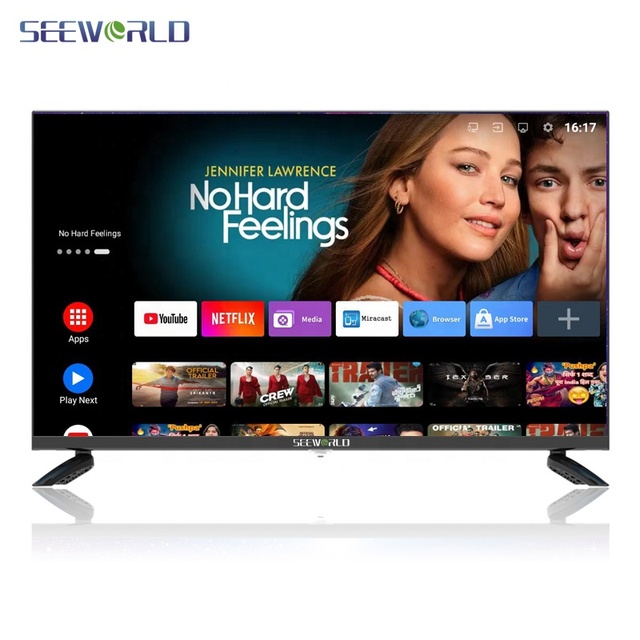 SEEWORLD Smart TV 32 40 42 43 50 55 65 75 85 Inch LED TV Android 4K Ultra HD Flat Full Screen OEM ODM SKD CKD Television Factory