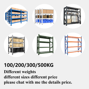 Scaffalatura <span class=keywords><strong>in</strong></span> <span class=keywords><strong>Acciaio</strong></span> a Media Portata 300KG, Scaffale Industriale a 4 Ripiani <span class=keywords><strong>per</strong></span> Magazzino, Ufficio o Casa, Scaffalatura Leggera - Product Image 2