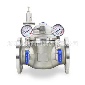 วาล์วลดแรงดันเหล็กหล่อ 200X หรือเหล็กกล้าไร้สนิม (304 316L) สำหรับควบคุมน้ำ - Product Image 1