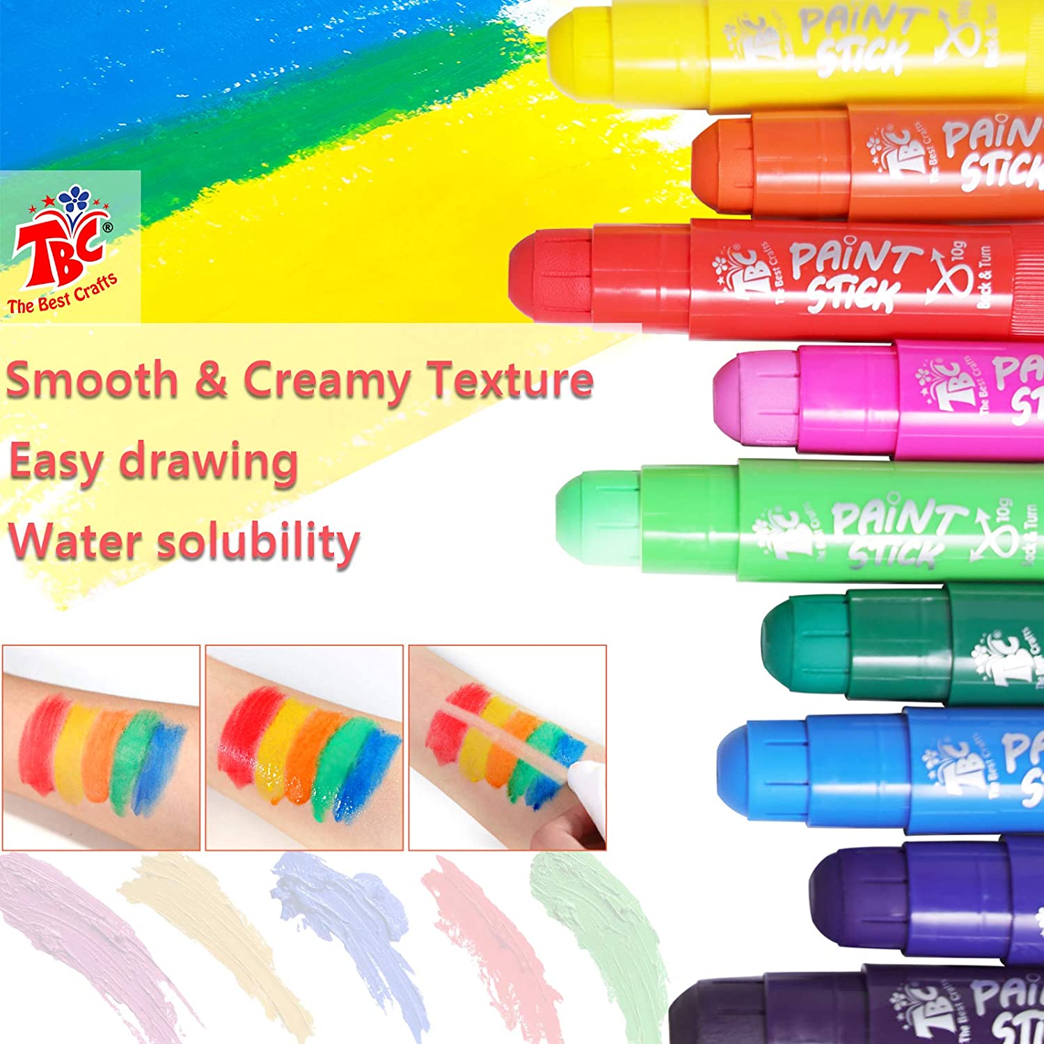 Jumbo Crayon 10 г каждая вращающаяся темперная палочка 12 шт. набор пастельных художественных красок с пользовательским логотипом шелковистая пленка для мелков для малышей